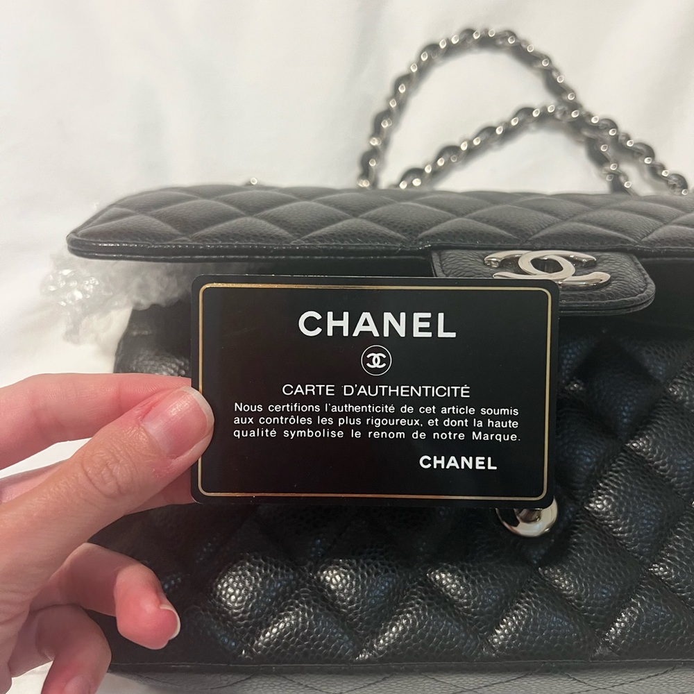Chanel Medium Classic Flap with Silver Hardware- Used - Picture 5 of 13
